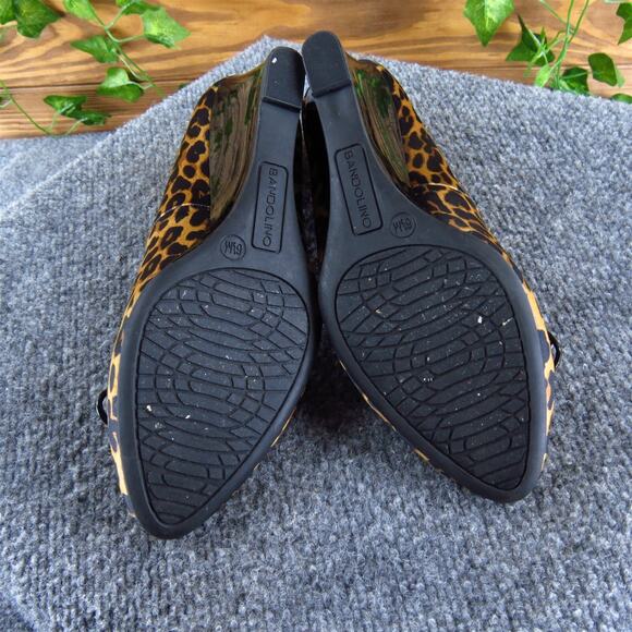 Bandolino Women's Leopard Pump Brown Synthetic Pump 6.5 Medium Gently Used 2025 - Picture 6 of 6